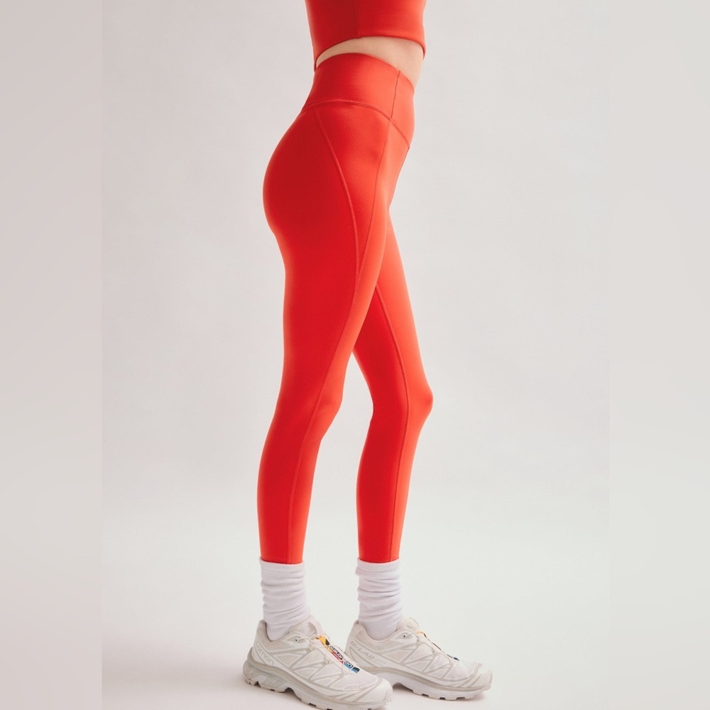 girlfriend collective Redwoods Orange Compressive High-Rise Legging Size: Small - Picture 7 of 7